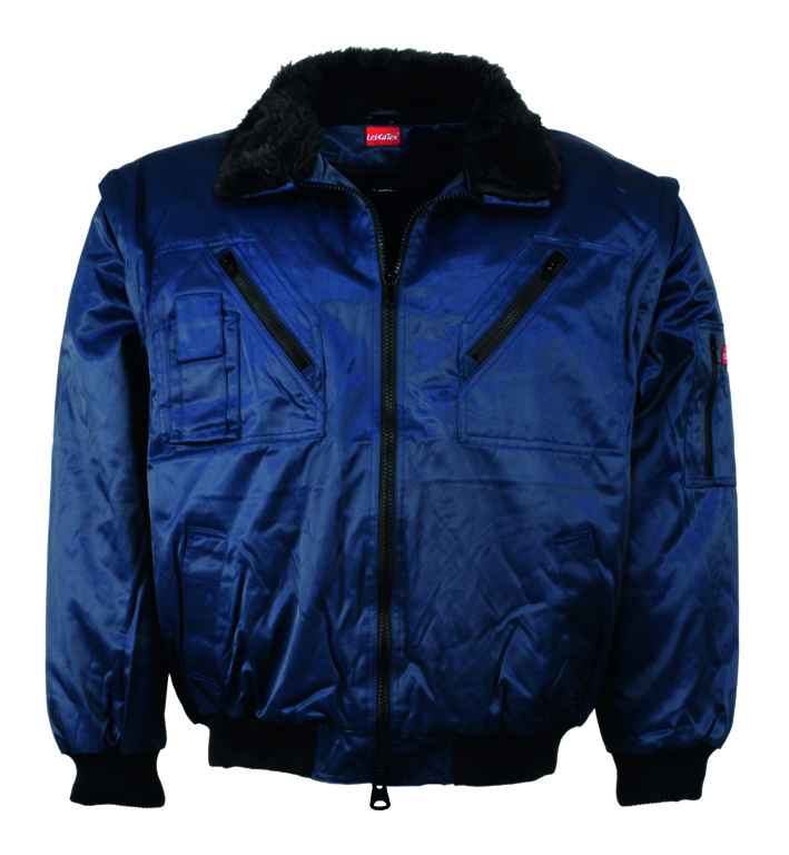 LeiKaTex® LECHTAL Pilotenjacke Winter marineblau