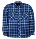 LeiKaTex® FINNMARK Thermohemd Winter blau/weiß kariert