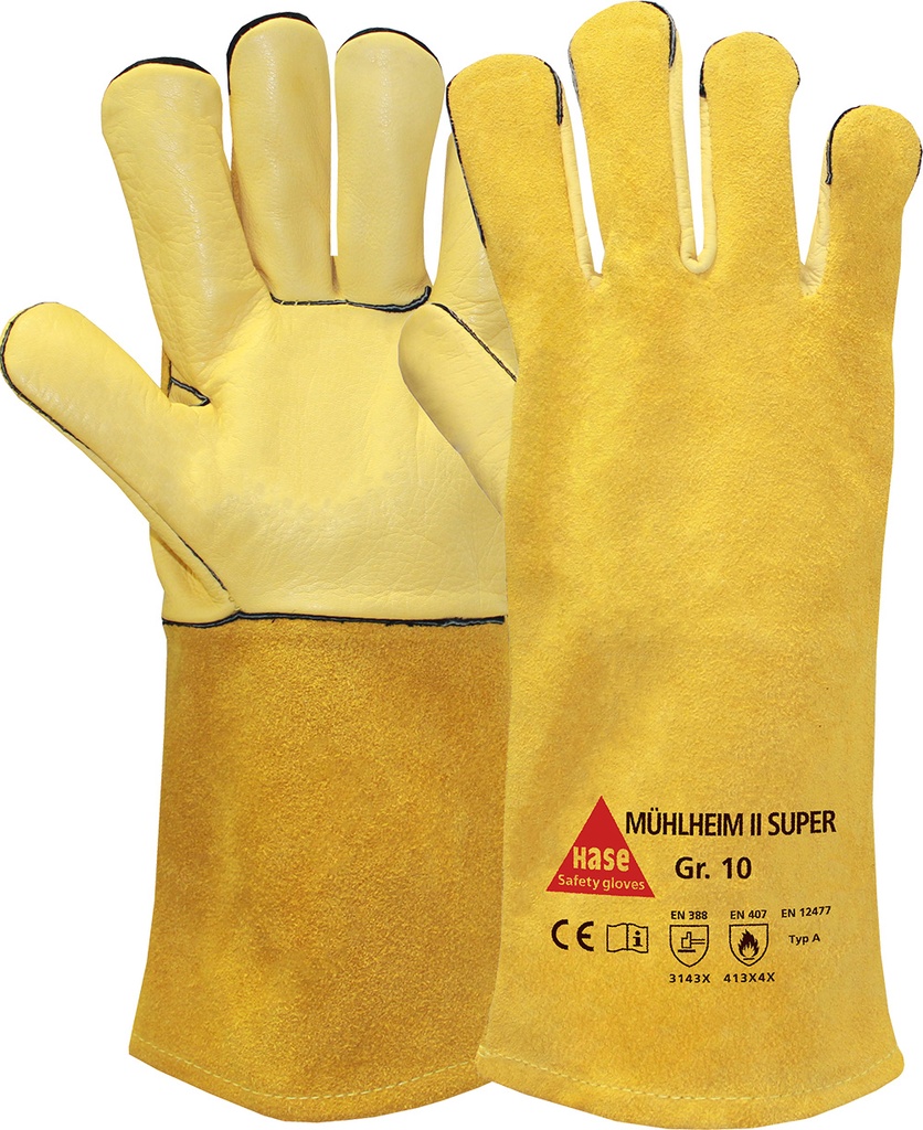 HASE Handschuhe Schweißer &amp; Hitze MÜHLHEIM II SUPER