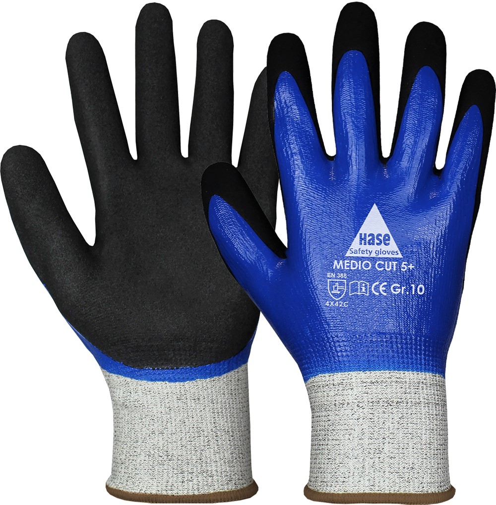 HASE Handschuhe Schnittschutz MEDIO CUT 5+