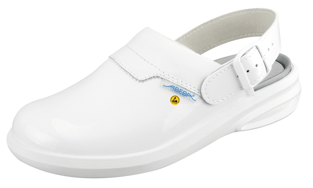 Auslaufmodell - ABEBA Berufsschuhe Easy 7620 Clog Lack