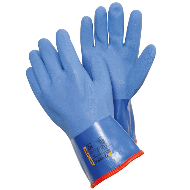 ejendals Tegera® 7390|Chemikalienschutz PVC blau dick gefüttert