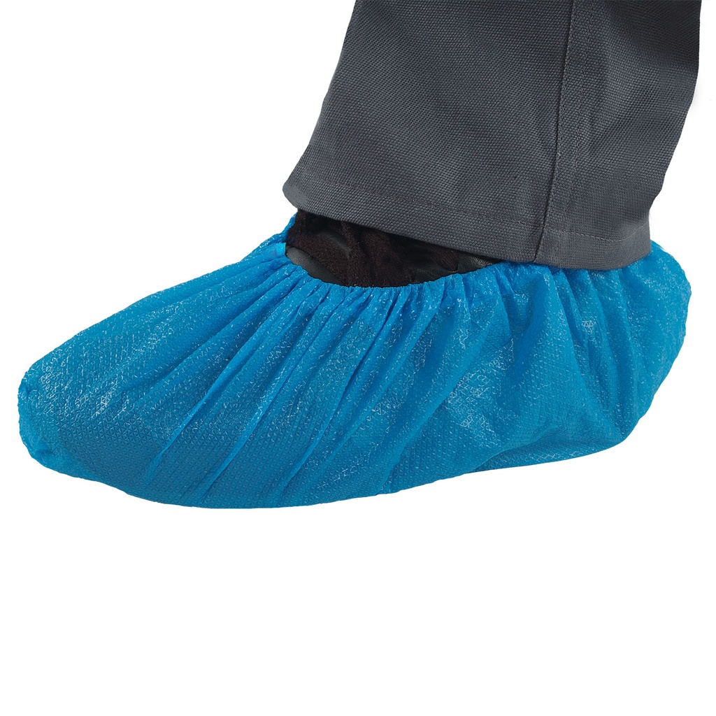 econ securesse® CPE-Überschuhe MM blau 15x41 cm