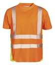 PKA Warnschutz-T-Shirt orange/gelb Klasse 2, Polyester