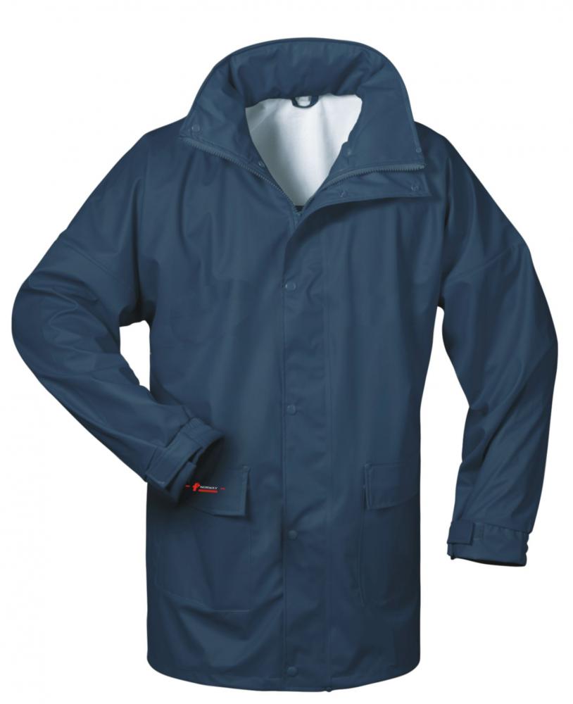 NORWAY® *HELSINGBORG* PU-Stretch Regenjacke marine