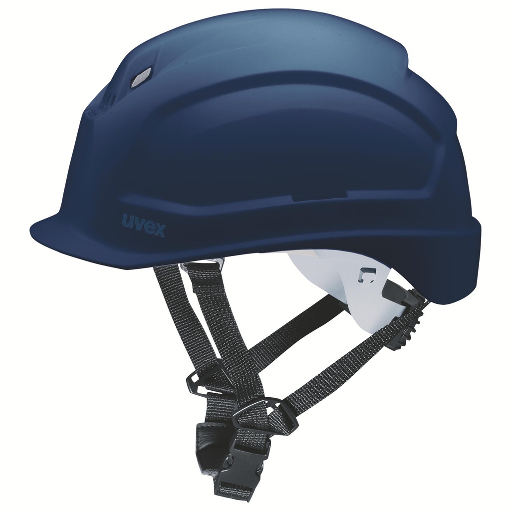 uvex pheos S-KR Schutzhelm blau mit Kinnriemen