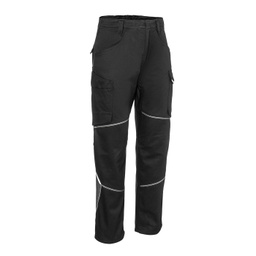 [25405336-9997-48] KÜBLER ICONIQ Damenhose (schwarz-anthrazit, 48)