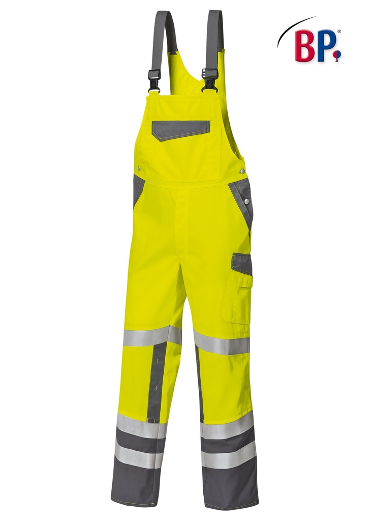 BProtected® Hi-Vis Comfort Warnschutz-Latzhose mit Knietaschen 2011-845