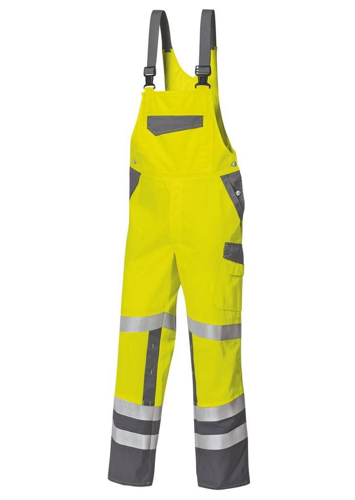BProtected® Hi-Vis Comfort Warnschutz-Latzhose mit Knietaschen 2011-845