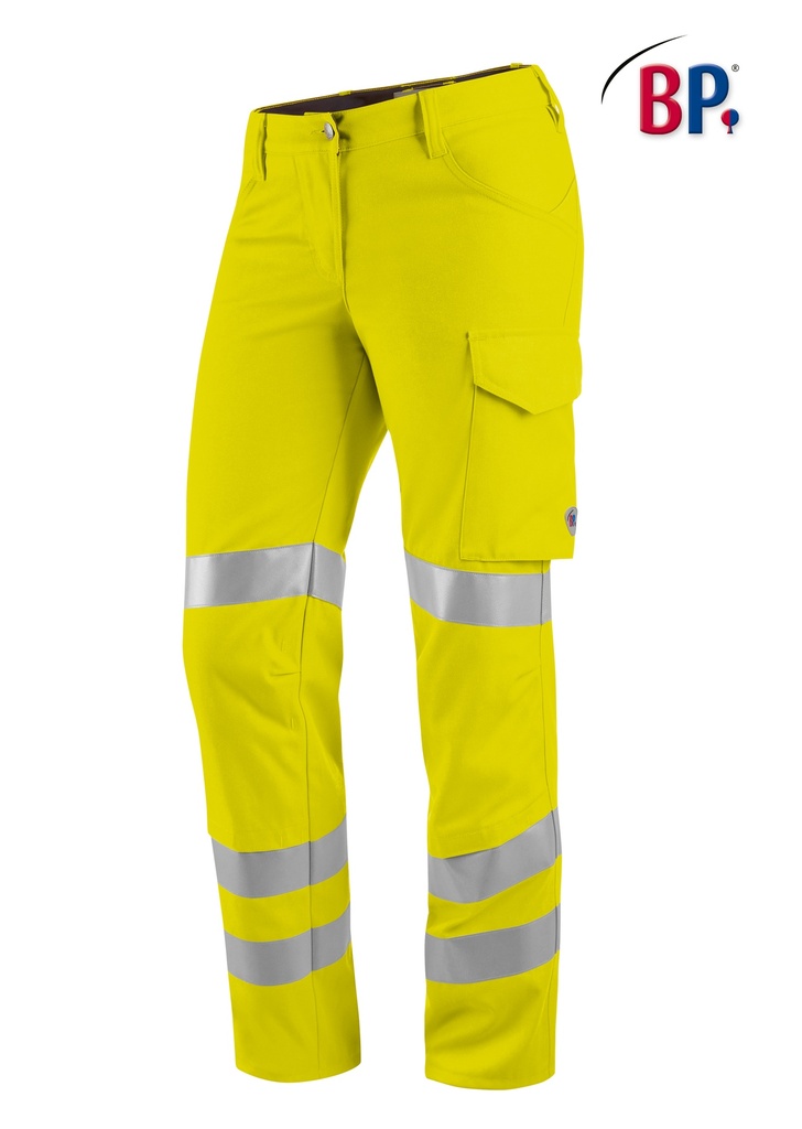 BProtected® Hi-Vis Comfort Warnschutz-Hose mit Knietaschen für Damen 2018-845