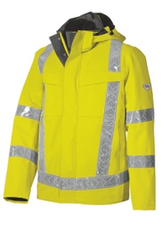 [2030-880-86-M] BProtected® Hi-Vis Comfort Warnschutz-Wetterschutzjacke 2030-880 (warngelb, M)
