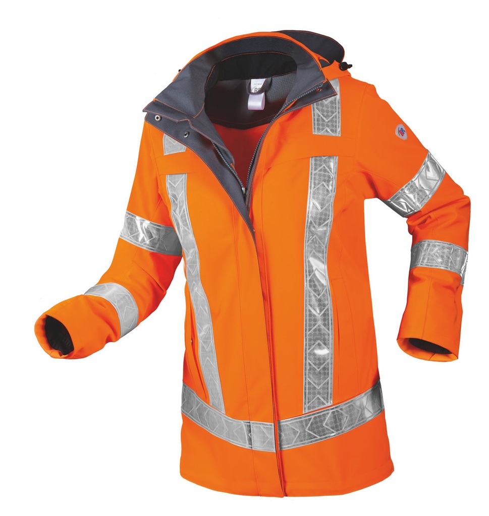 BProtected® Hi-Vis Comfort Warnschutz-Wetterschutzjacke für Damen 2127-880