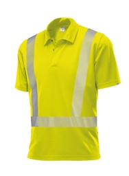 [2132-260-86-3XL] BProtected® Hi-Vis Comfort Warnschutz-Poloshirt 2132-260 (warngelb, 3XL)