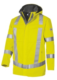 [2230-881-86-XL] BProtected® Hi-Vis Protect Warnschutz-Multinorm-Wetterschutzjacke APC2 2230-881 (warngelb, XL)
