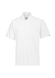 [1612-181-21-6XL] BP® Knitwear Shirts Super Wash Poloshirt für Sie &amp; Ihn 1612-181 (weiß, 6XL)