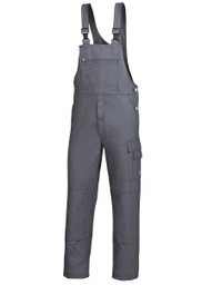 [1482-060-53-29] BP Workwear® Workwear Basic Basic-Latzhose aus Baumwolle mit Kniepolstertaschen 1482 060 (dunkelgrau, 29)