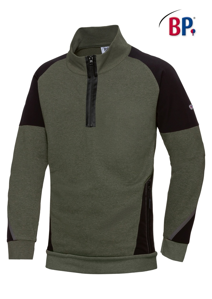 BP Workwear® lus Sweatshirt-Troyer 1828-293