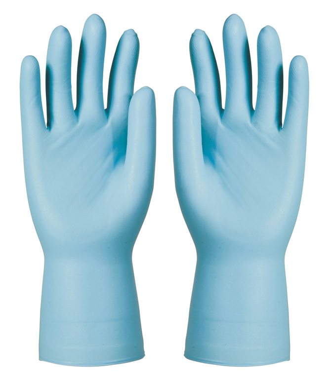 KCL 743 Dermatril®P Handschuh | Einmal-Handschuh, Nitril, blau