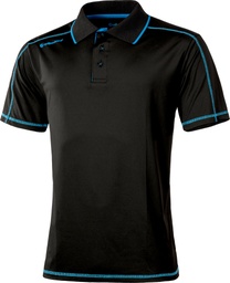 [29.782.0.263.00.02XL] albatros® CLIMA Poloshirt (schwarz/gelb, 2XL)