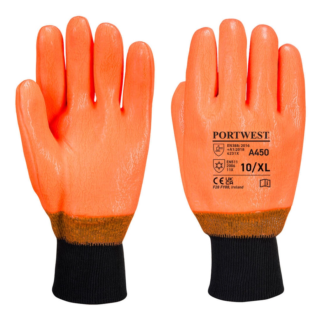 PORTWEST® Wetterfester Hi-Vis Handschuh - A450