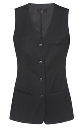 [1749.7000.010.34] GREIFF BASIC Damen-Weste Regular Fit (schwarz, 34)