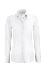 [65500.1220.090.32] GREIFF LEASING -Bluse 1/1 Regular Fit (weiß, 32)
