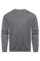 [6046.5060.014.M] GREIFF STRICK Herren-Pullover Regular Fit (grau, M)