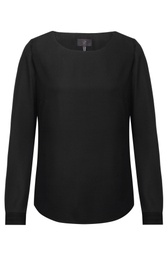 [6573.1446.010.38] GREIFF CHIFFON -Bluse 1/1 Regular Fit (schwarz, 38)