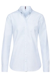 [6591.1286.027.34] GREIFF CASUAL Damen-Bluse Buttondown Regular Fit (blau/weiss gestreift, 34)