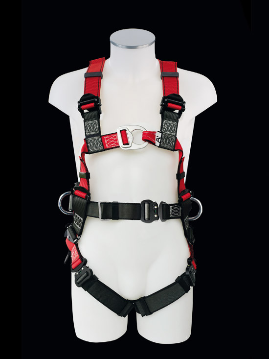 MAS Safety Auffanggurt MAS 70 Quick Var. S"Economie"gepr. EN 361 + 358- Quick-Verschlüsse an Bauch- und Beingurten- Steigschutzöse- 100mm Rückenteil- Nutzgewicht Anwender bis 136 kg