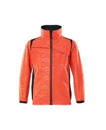 [19902-291-22210-152] MASCOT® ACCELERATE SAFE Kinder Softshell Jacke für Kinder (Hi-vis Rot/Schwarzblau, 152)