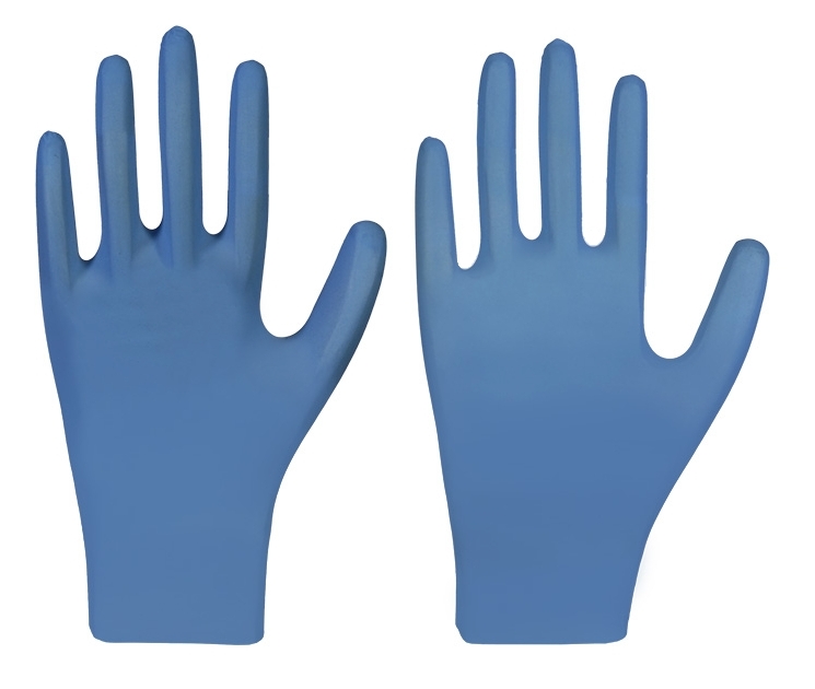 Solidstar® Comfort Nitril-Einmalschutzhandschuh blau puderfrei, Box á 200 Stk.