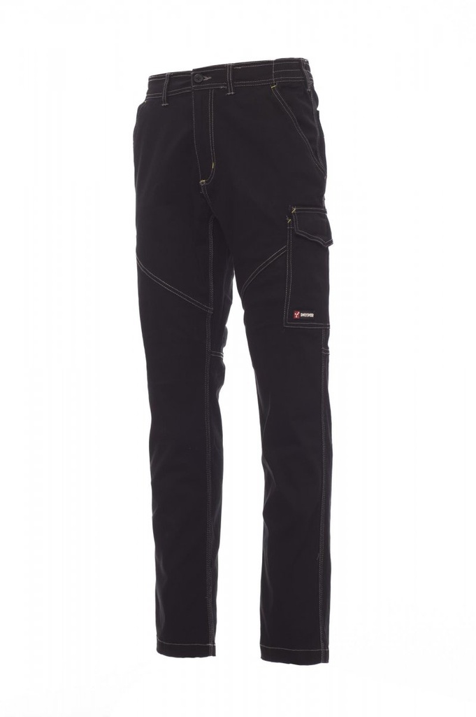 PAYPER WORK WORKER STRETCH Hosen_Cargo_Ganzjährig Tragbare Unisex-Stretchhose, Seitlich