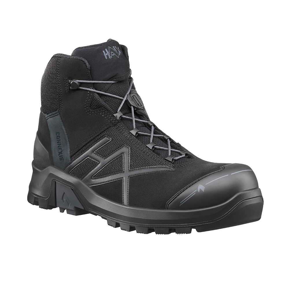 HAIX CONNEXIS Safety + GTX MID GREY/SILVER Robuster S3-Sicherheitsschuh