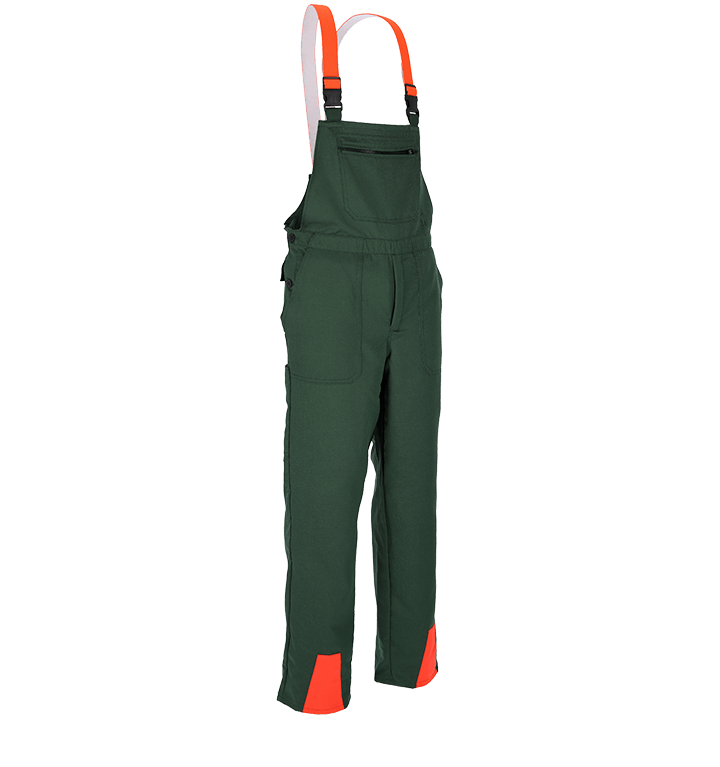 NI Forstschutz Standard FO Schnittschutz-Latzhose Form A grün