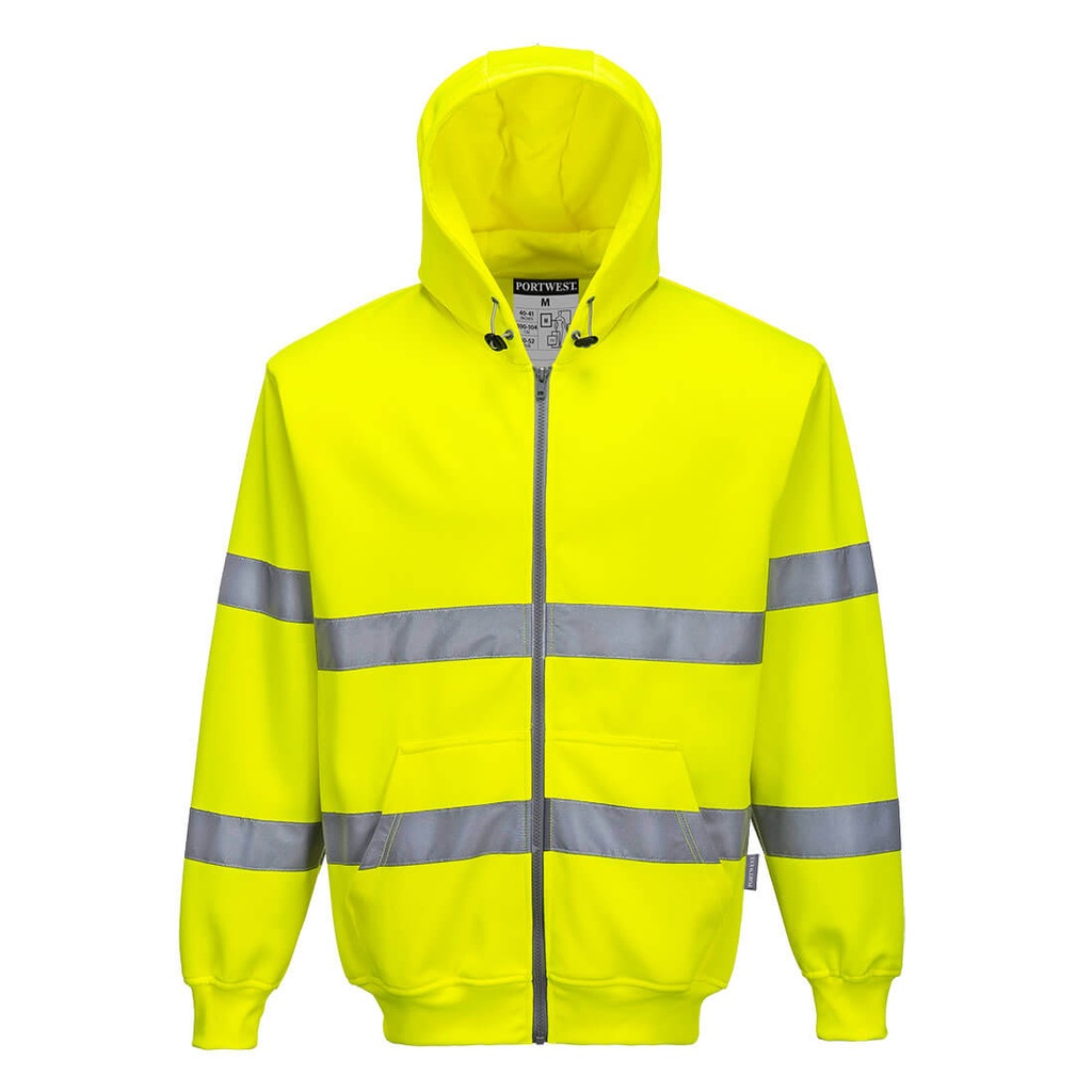 PORTWEST® Hi-Vis Kapuzen Sweatjacke - B305
