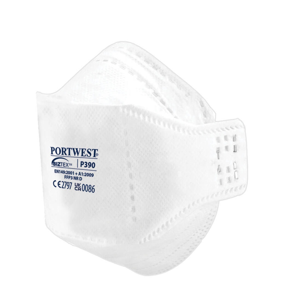 PORTWEST® EAGLE FFP3 Dolomite flachgefaltete Atemschutzmaske - P390