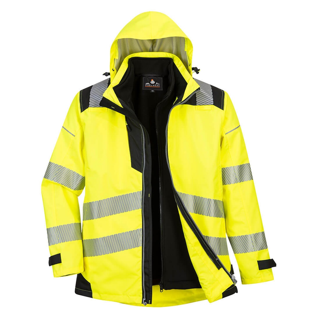 PORTWEST® PW3 Hi-Vis 3-in-1 Jacke - PW365