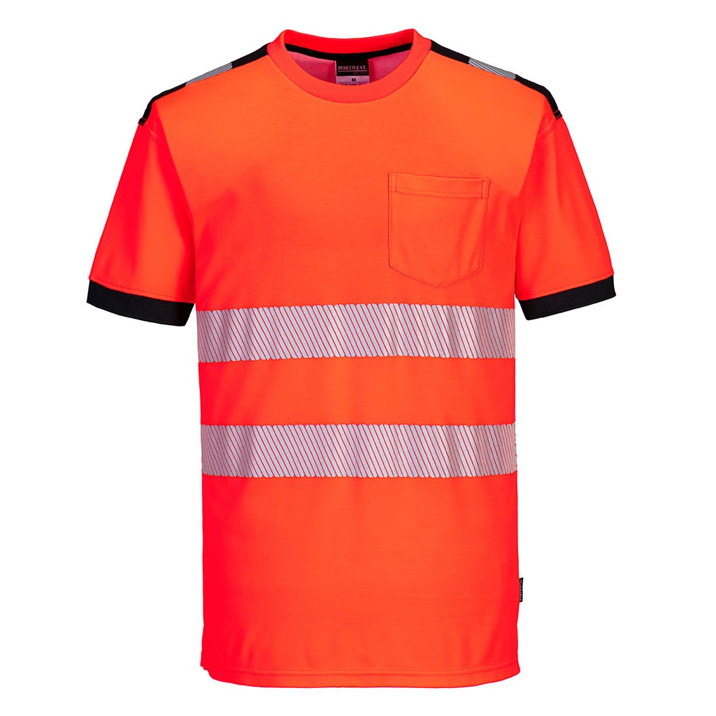 PORTWEST® PW3 Hi-Vis Cotton Comfort T-Shirt kurzarm - T181