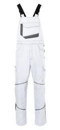 [31401301-1097-31] KÜBLER ICONIQ cotton Latzhose (weiß-anthrazit, 31)