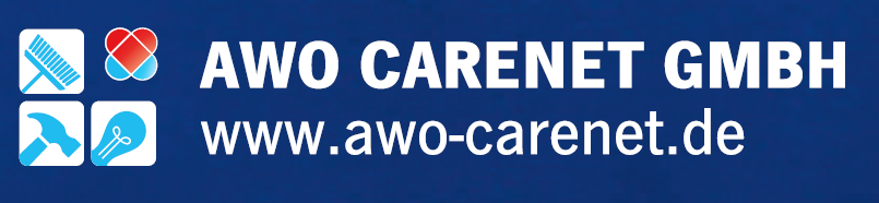 Patchemblem "AWO CARE.. Facility" ca 24cm, dueblock - bereits bezahlt -