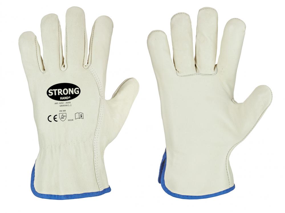 STRONG HAND® *AVUS* HANDSCHUHE, Rind-Nappa-Leder