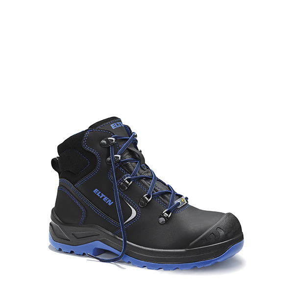 ELTEN Damen-Sicherheitsschnürstiefel LENA black-blue Mid ESD S3