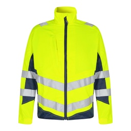 [1545-319-38165-4XL] F.ENGEL Safety Light Jacke (Gelb/Blue Ink, 4XL)