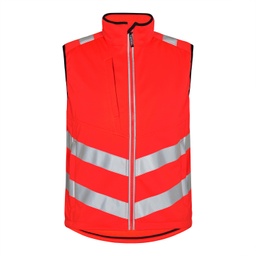 [5156-237-47-6XL] F.ENGEL Safety Softshell-Weste (Rot, 6XL)