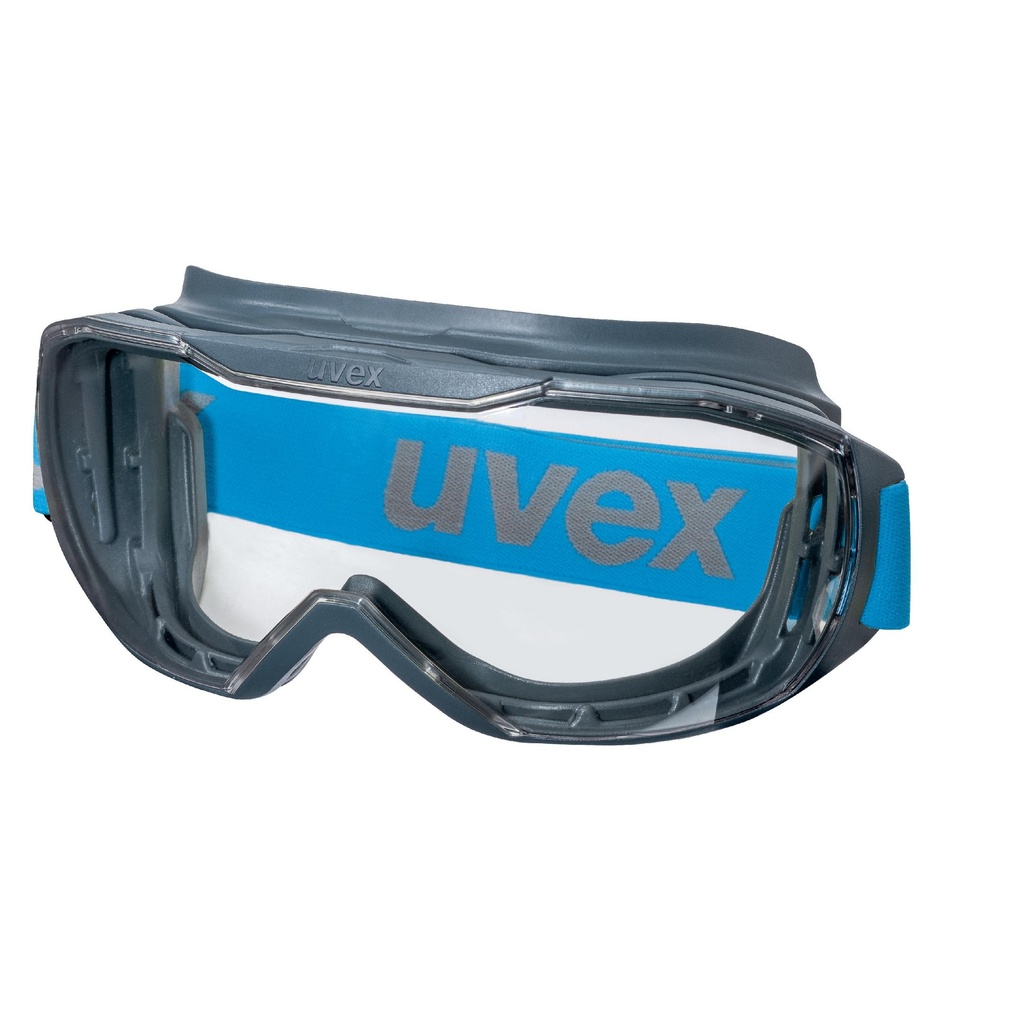 uvex megasonic Vollsichtbrille innen beschlagfrei, außen extrem kratzfest und chemikalienbeständig