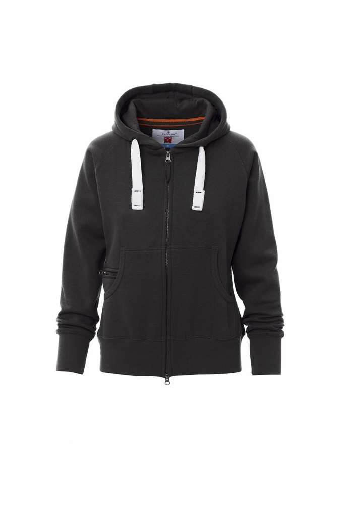 PAYPER DALLAS+LADY Sweatshirts_Full Zip Con Cappuccio_Taillierte