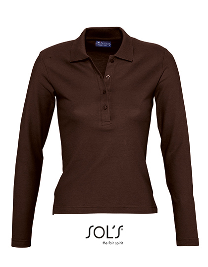 SOL´S Women´s Long Sleeve Polo Podium