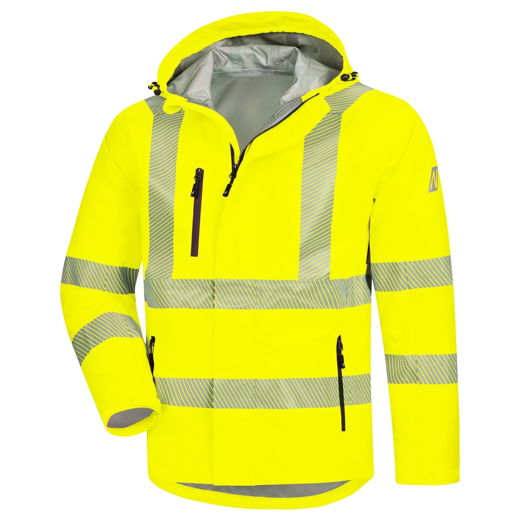 NITRAS® MOTION TEX VIZ PLUS Warnschutz-Regenjacke 7177