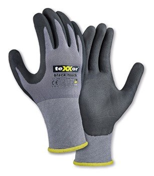 teXXor® Nylon Strickhandschuhe black touch®